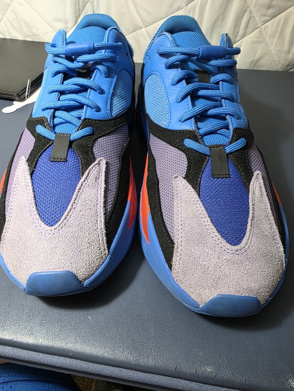 Yeezy Boost 700 "Hi-res Blue" Men's Blue & Purple Athletic Sneakers Size 14m.